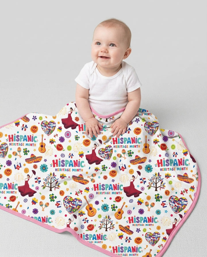 Fiesta Hispanic Heritage Month Bamboo Blanket