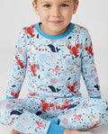 Celebrate 4th of July Family Matching Bamboo Two Piece Long Sleeve Pajama Set