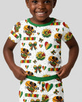 Juneteenth Girl I Am Black History Bamboo Two Piece Short Sleeve Shorts Pajama Set