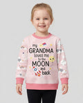 My Grandma Loves Me To The Moon And Back Bamboo Crewneck Sweatshirt