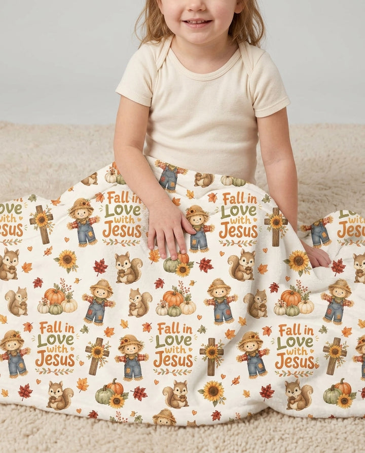 Fall For Jesus Bamboo Blanket