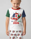 Zweiteiliges, kurzärmliges Pyjama-Set mit Marienkäfern