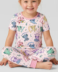 Zweiteiliges, kurzärmliges Pyjama-Set mit Marienkäfern