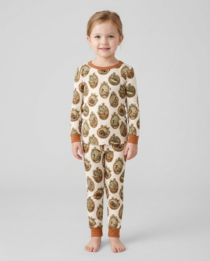 Hunting Season Bamboo Two Piece Long Sleeve Pajama Set