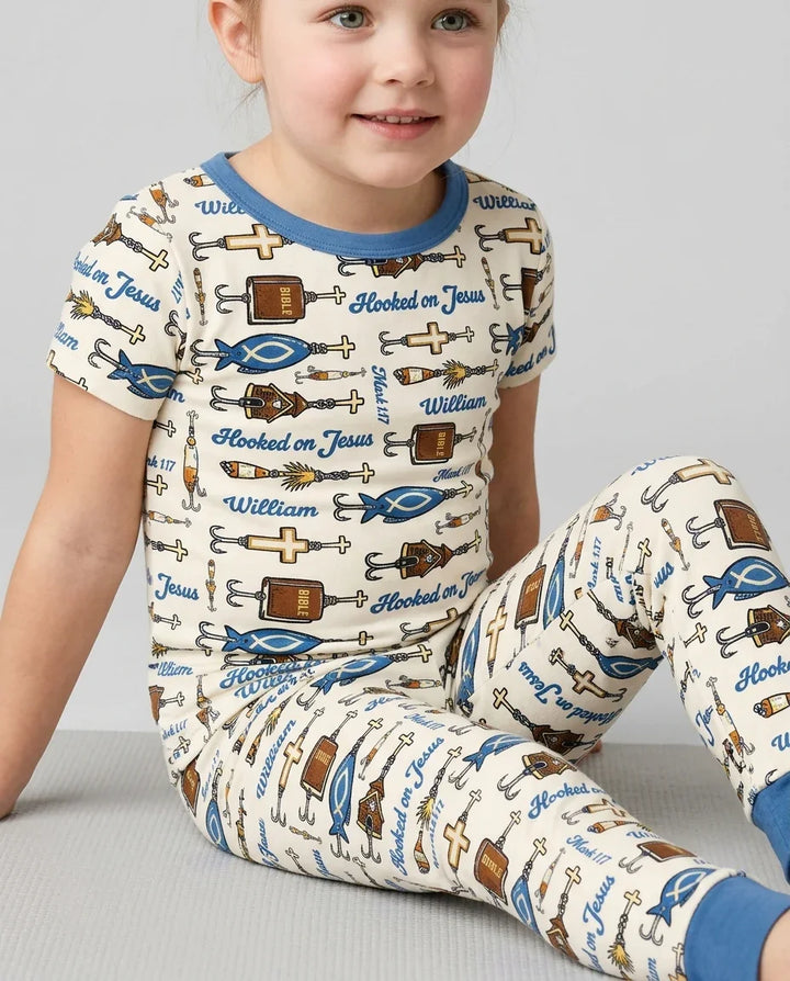 Zweiteiliges, kurzärmliges Pyjama-Set mit Marienkäfern