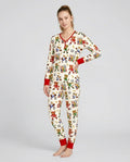 Vorlage Bambus Damen Pyjama Set