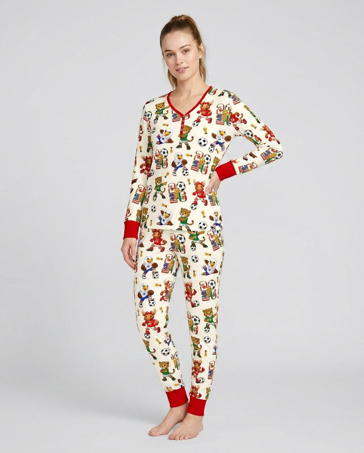 Vorlage Bambus Damen Pyjama Set