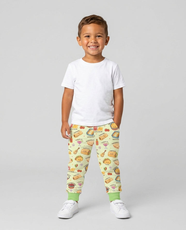 Kawaii Mexican Food Bamboo Jogger