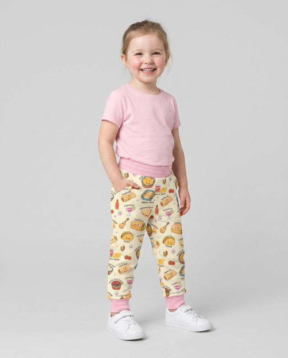 Kawaii Mexican Food Bamboo Jogger