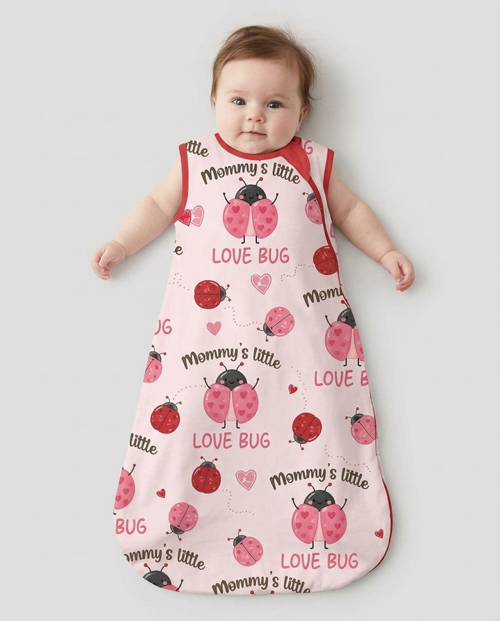 Personalized Grandma's Little Love Bug Bamboo Sleep Bag