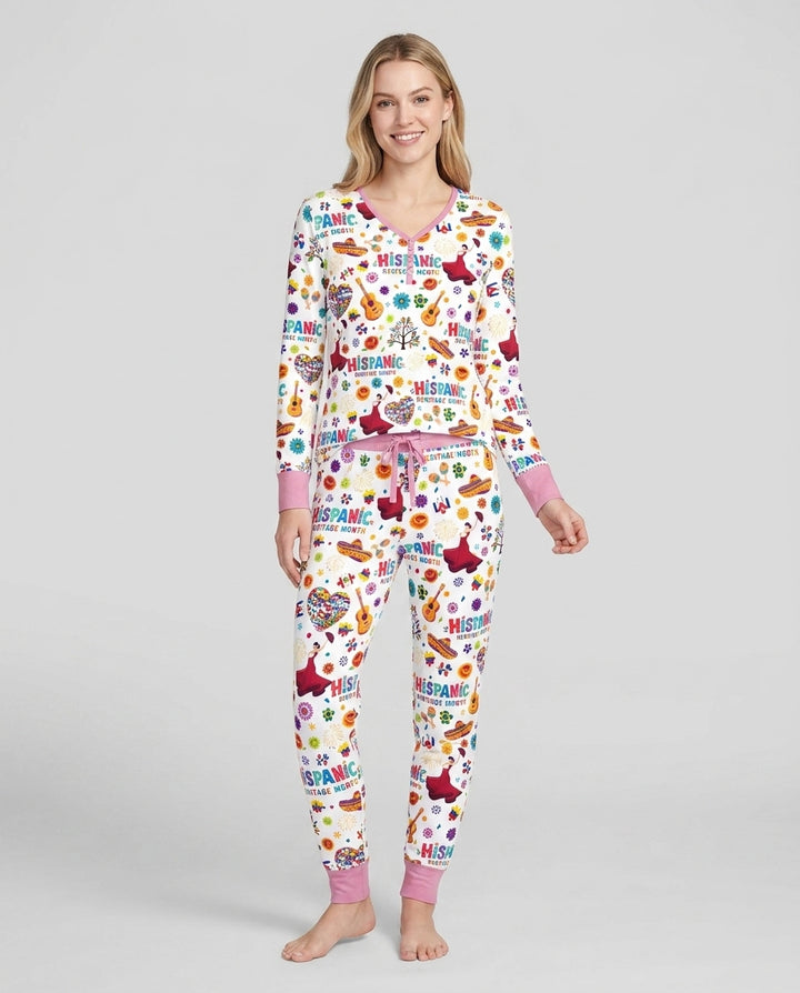 Vorlage Bambus Damen Pyjama Set
