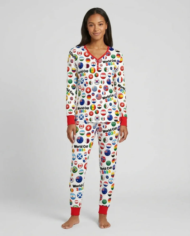 Vorlage Bambus Damen Pyjama Set