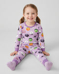 Spooky Donut Bamboo Two Piece Long Sleeve Pajama Set