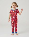 Zweiteiliges, kurzärmliges Pyjama-Set mit Marienkäfern