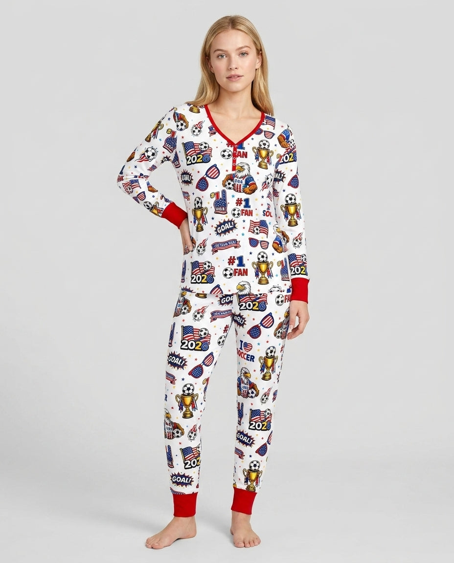 Vorlage Bambus Damen Pyjama Set