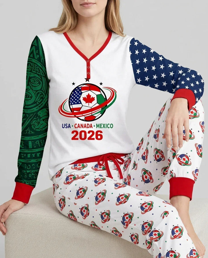 Vorlage Bambus Damen Pyjama Set