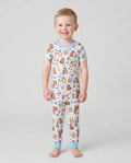 Zweiteiliges, kurzärmliges Pyjama-Set mit Marienkäfern