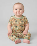 Zweiteiliges, kurzärmliges Pyjama-Set mit Marienkäfern