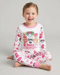 Western Christmas Giddy-up Jingle Horse Bamboo Two Piece Long Sleeve Pajama Set