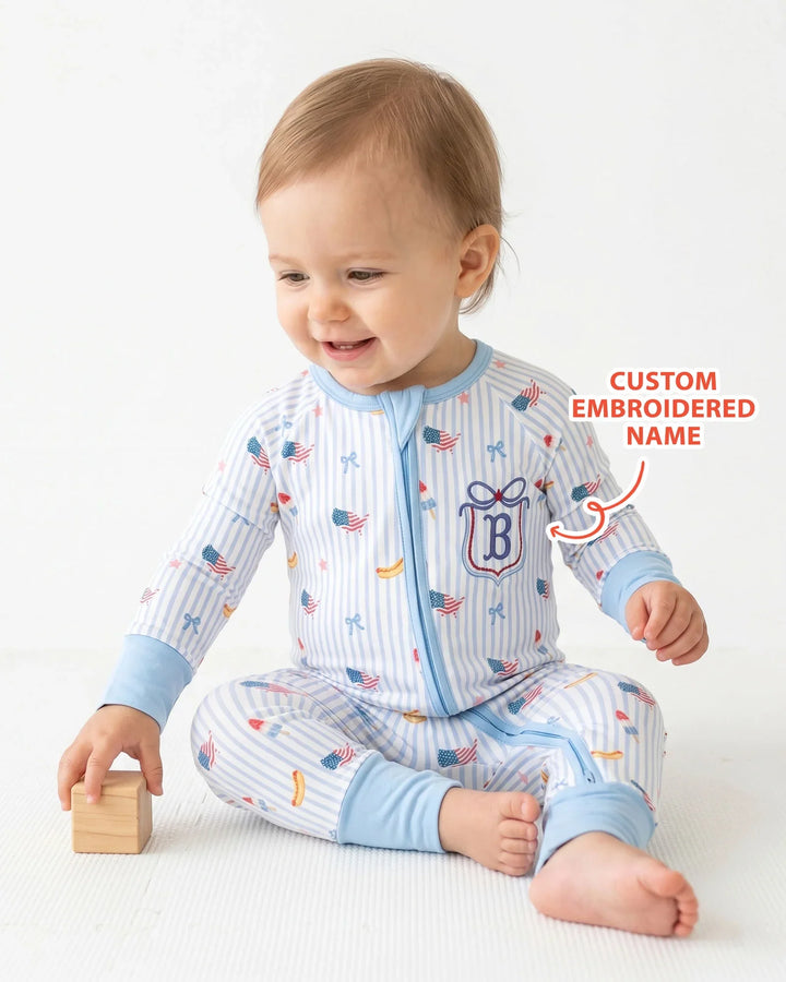 Gerippte Babykleidung mit individuellem Foto - Weich &amp; Skizzenhaft
