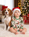 Santa Paws Beagle Bamboo Bodysuit