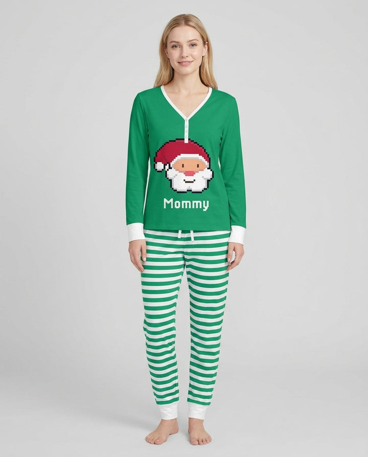Merry Pixel Pals Bamboo Women Pajama Set