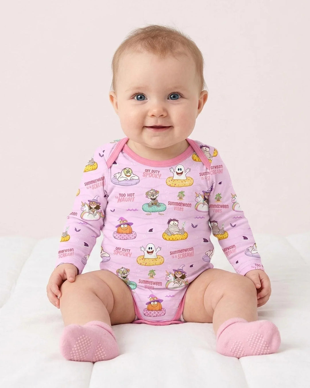 Gerippte Babykleidung mit individuellem Foto - Weich &amp; Skizzenhaft