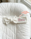 Personalized Little Miracle Pink Embroidered Bamboo Headband