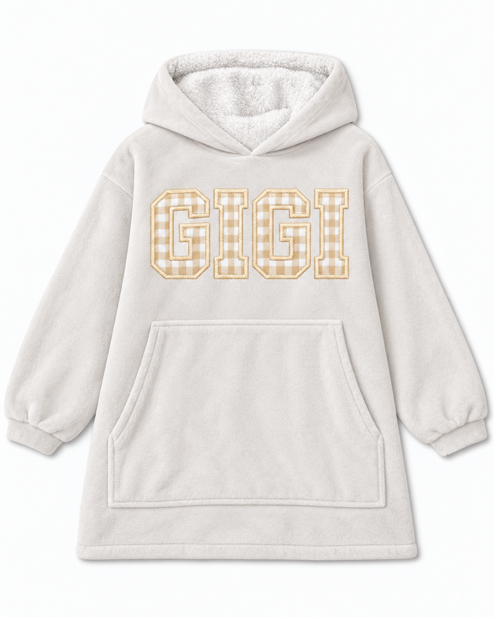 Benutzerdefinierter Bambus-Deckenhoodie (Vorlage)