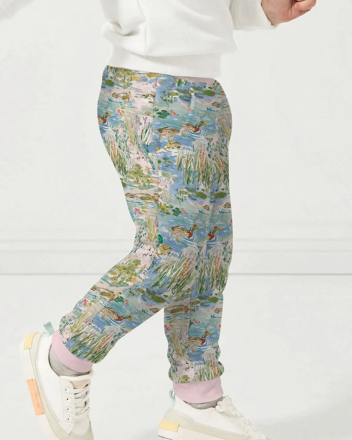 Aquarell Stockente Bambus Jogger