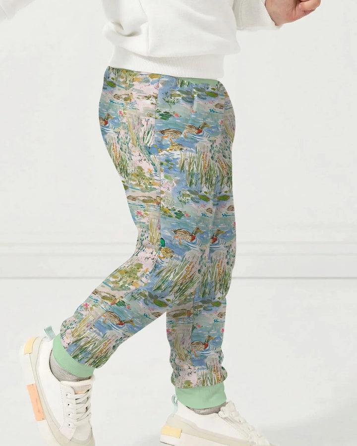 Aquarell Stockente Bambus Jogger