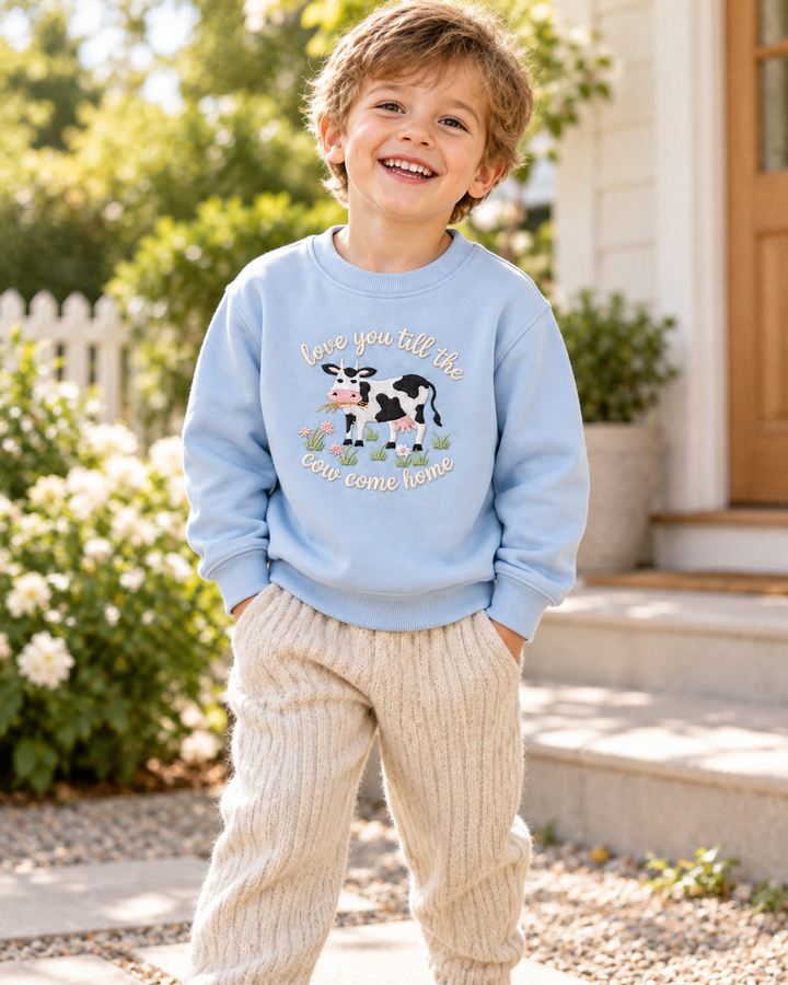Sweatshirt mit Rundhalsausschnitt aus Bambusfaser