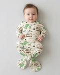 First Father's Day Daddysaurus Bamboo Knot Gown