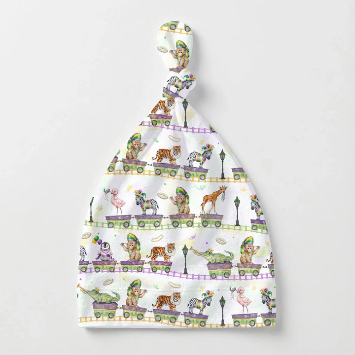 Mardi Gras Jungle Krewe Bamboo Knotted Hat