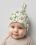 First Father's Day Daddysaurus Bamboo Knotted Hat