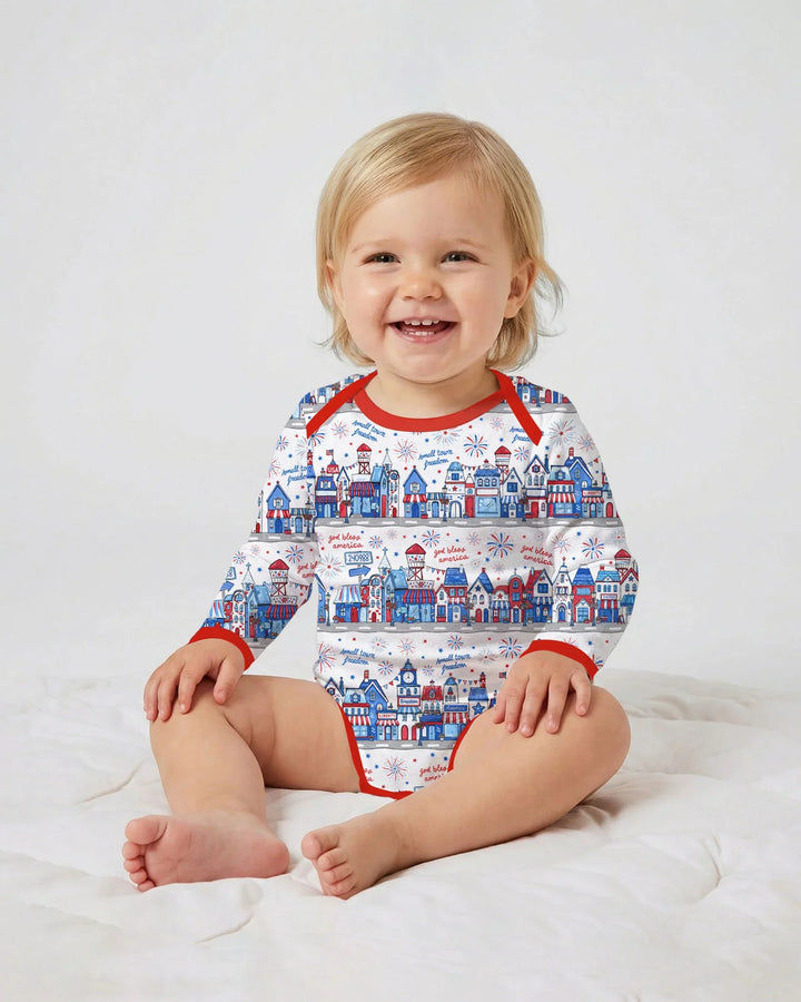 Gerippte Babykleidung mit individuellem Foto - Weich &amp; Skizzenhaft