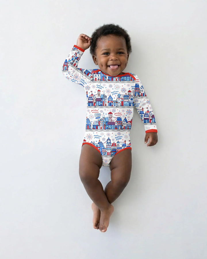 Gerippte Babykleidung mit individuellem Foto - Weich &amp; Skizzenhaft