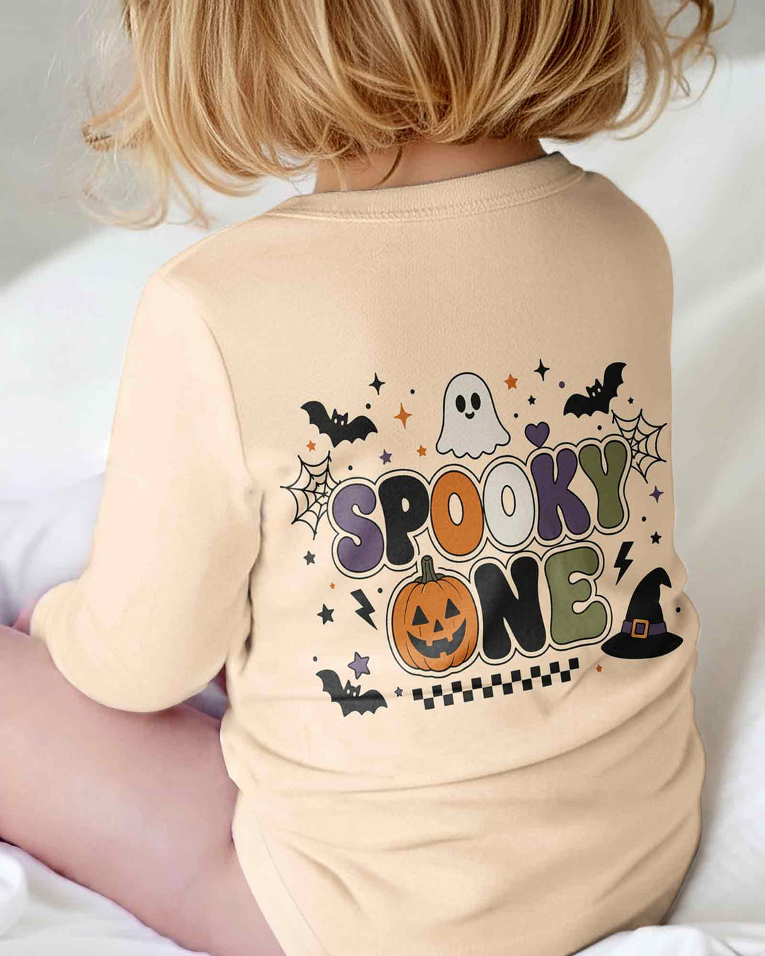 Personalized Spooky One Halloween Bamboo Bodysuit