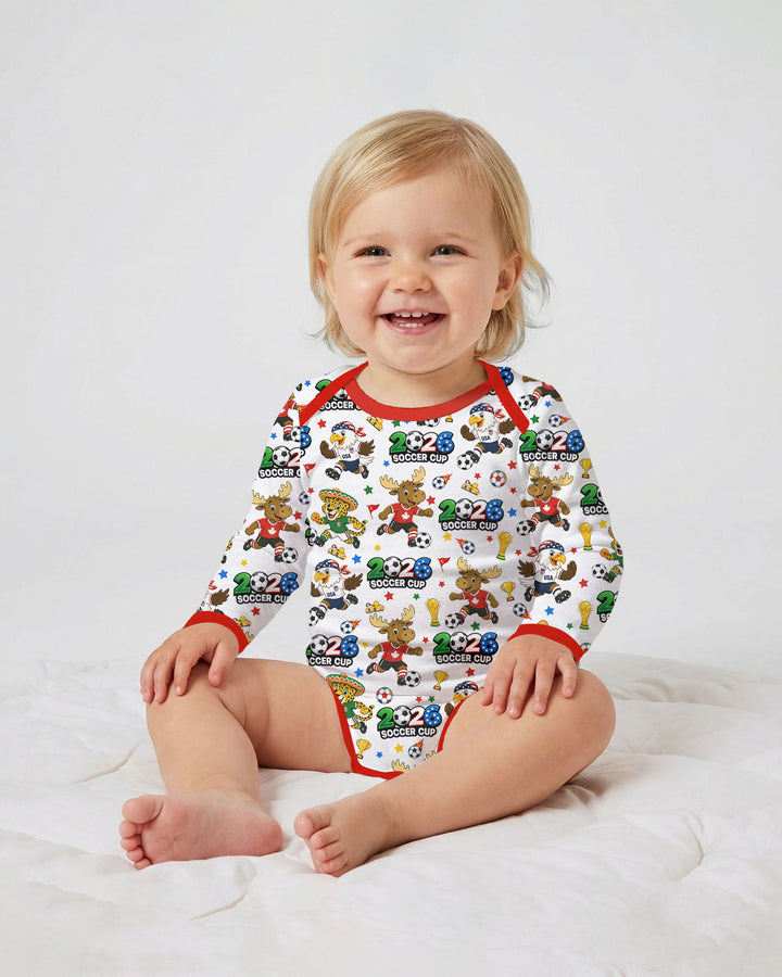 Gerippte Babykleidung mit individuellem Foto - Weich &amp; Skizzenhaft