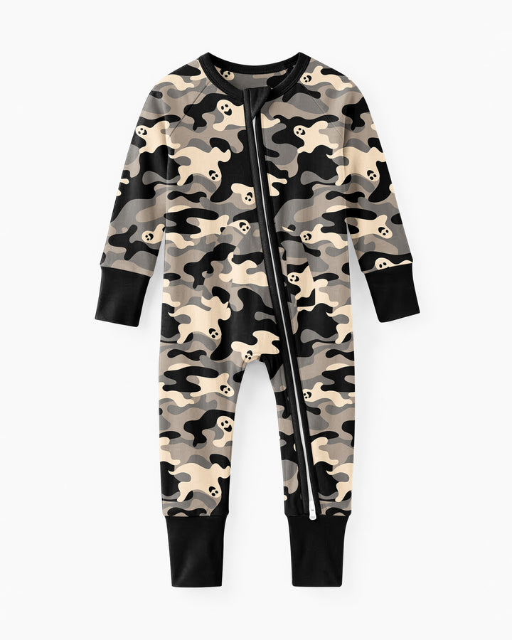 Camo Halloween Ghost Bamboo Convertible Zippy