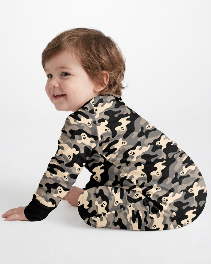 Camo Halloween Ghost Bamboo Convertible Zippy