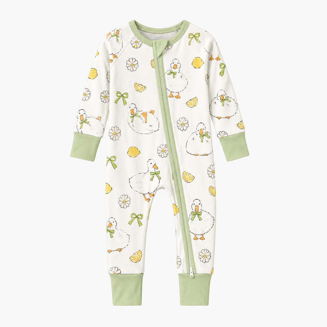 Lemon Daisy Ducks Bamboo Convertible Zippy