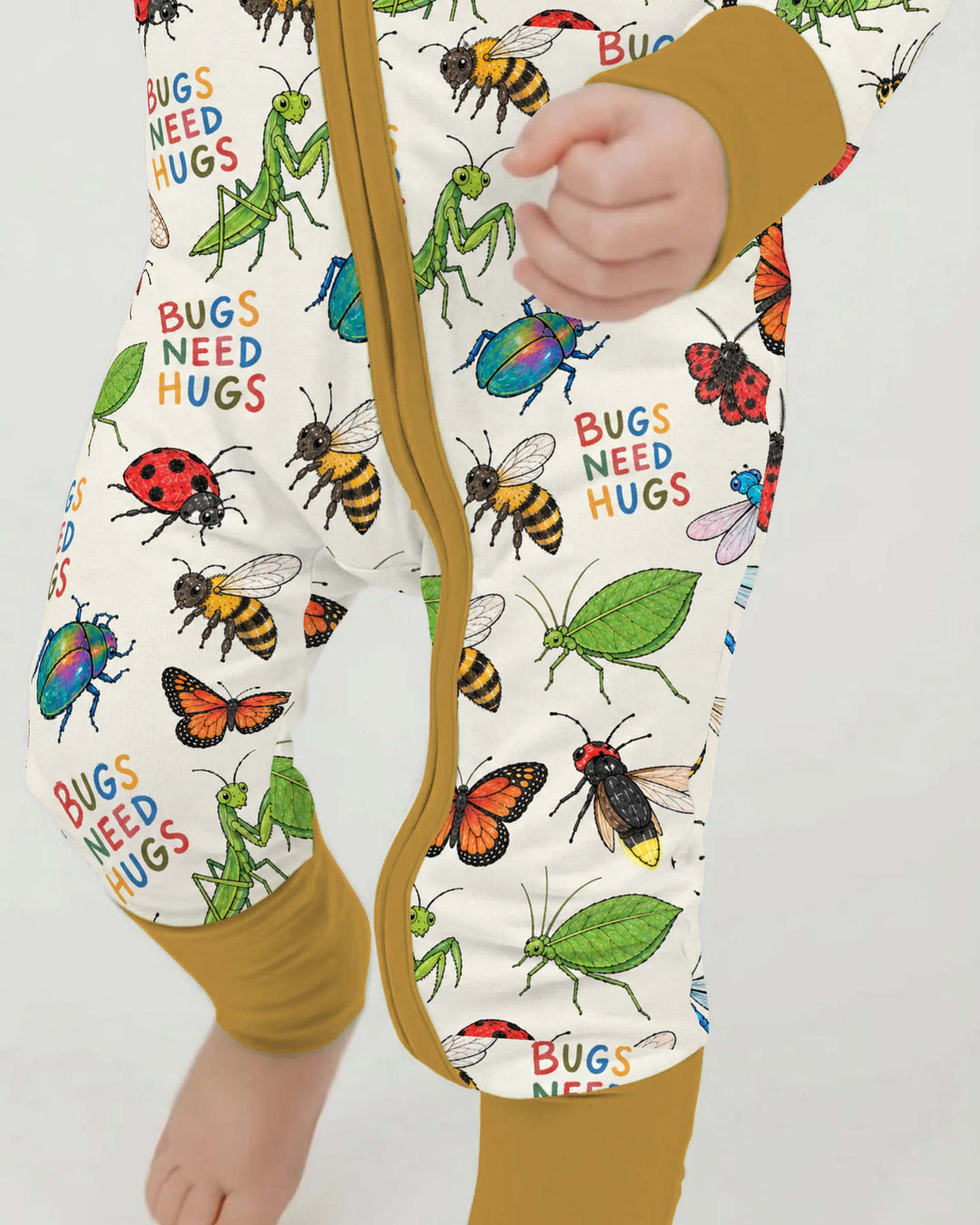Little Bugs Need Big Hugs Bamboo Convertible Zippy