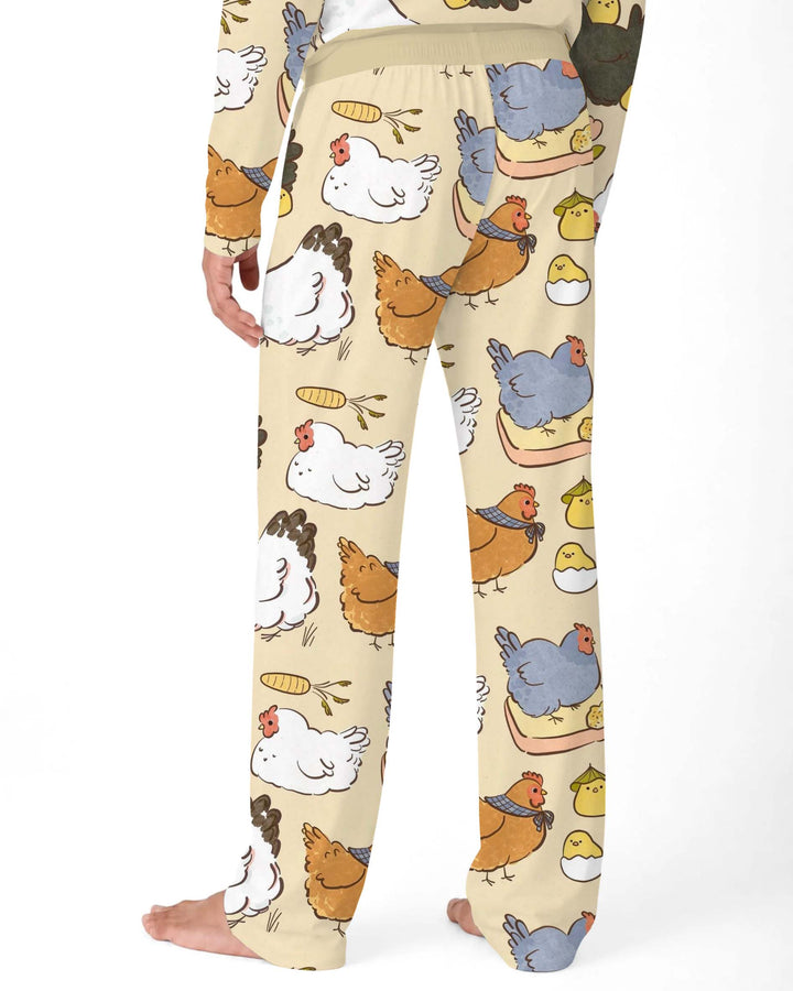 Little Chicken Friends Bamboo Men's Pajama Set