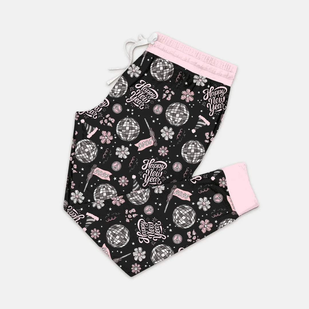 Disco New Years Eve Bamboo Women Pajama Set