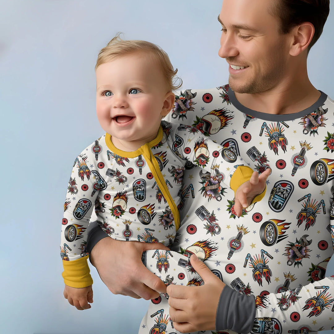 Vorlage Herren-Pyjama-Set