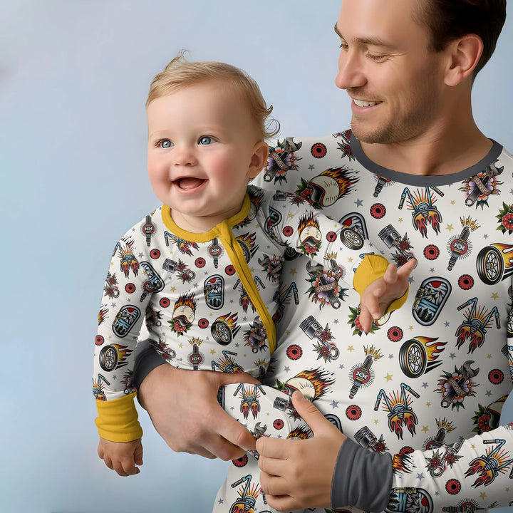 Vorlage Herren-Pyjama-Set