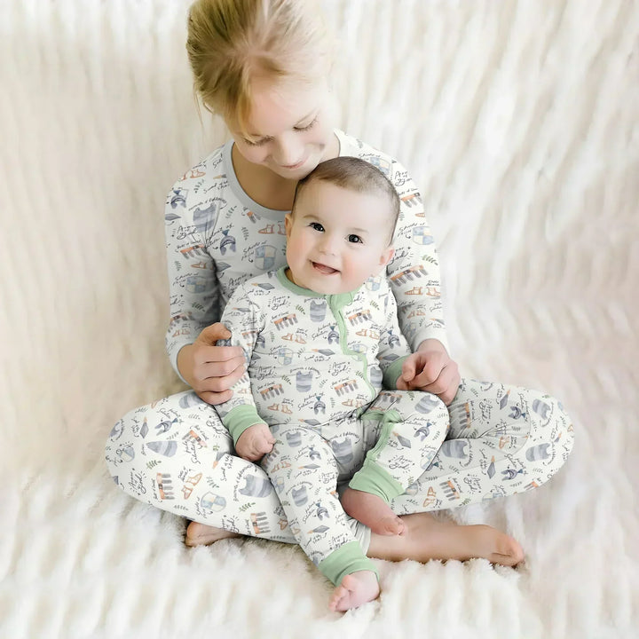 Gerippte Babykleidung mit individuellem Foto - Weich &amp; Skizzenhaft