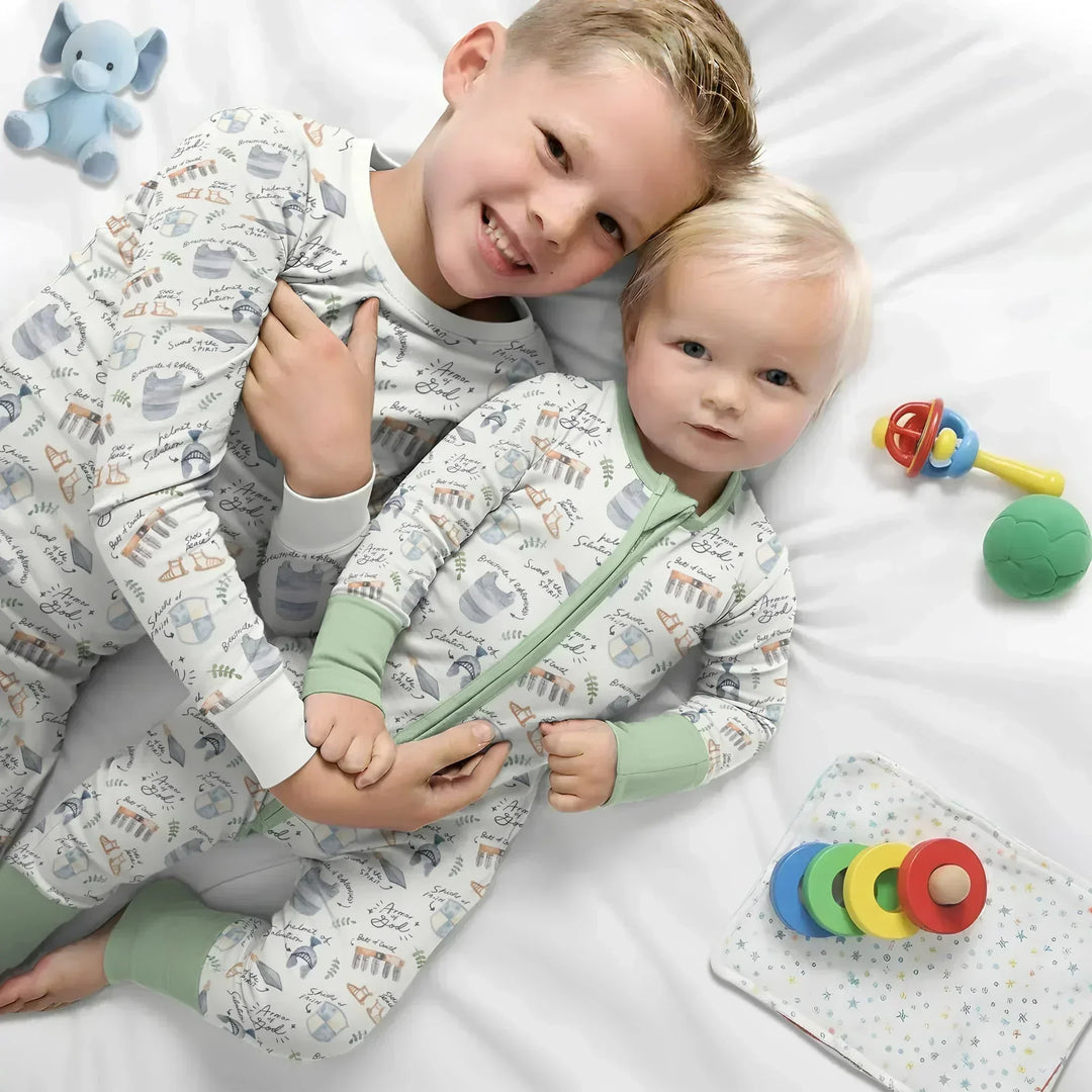 Gerippte Babykleidung mit individuellem Foto - Weich &amp; Skizzenhaft