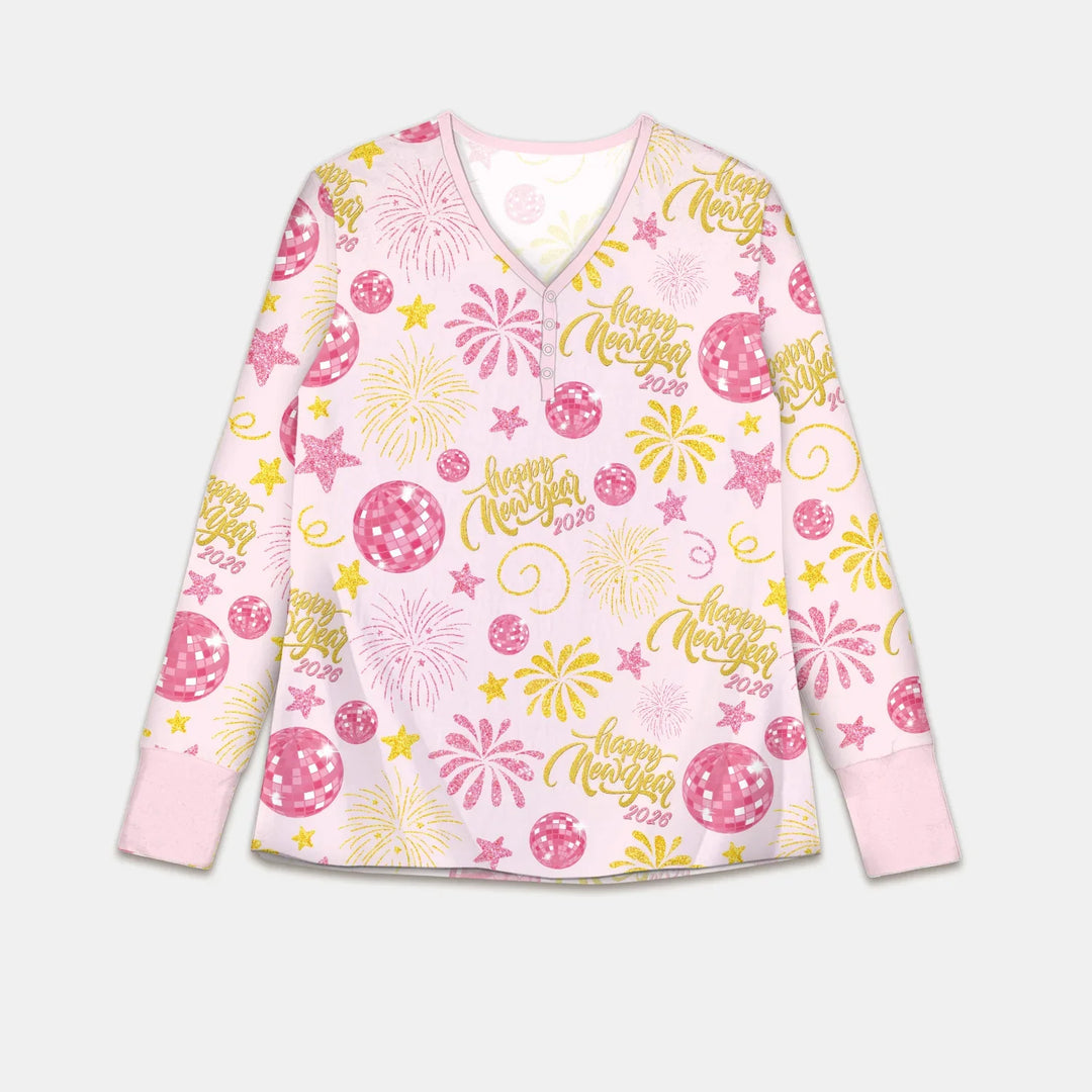 New Year's Eve Celebration Bamboo Women Pajama Set